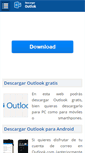 Mobile Screenshot of descargaroutlook.com