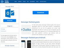 Tablet Screenshot of descargaroutlook.com